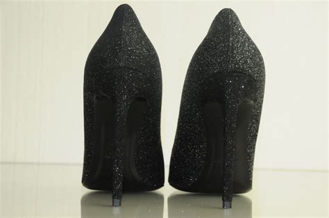 ysl high heels glitzer